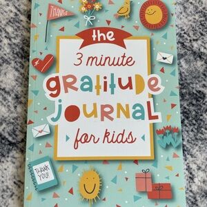3 Minute Gratitude Journal for Kids - Multicolor